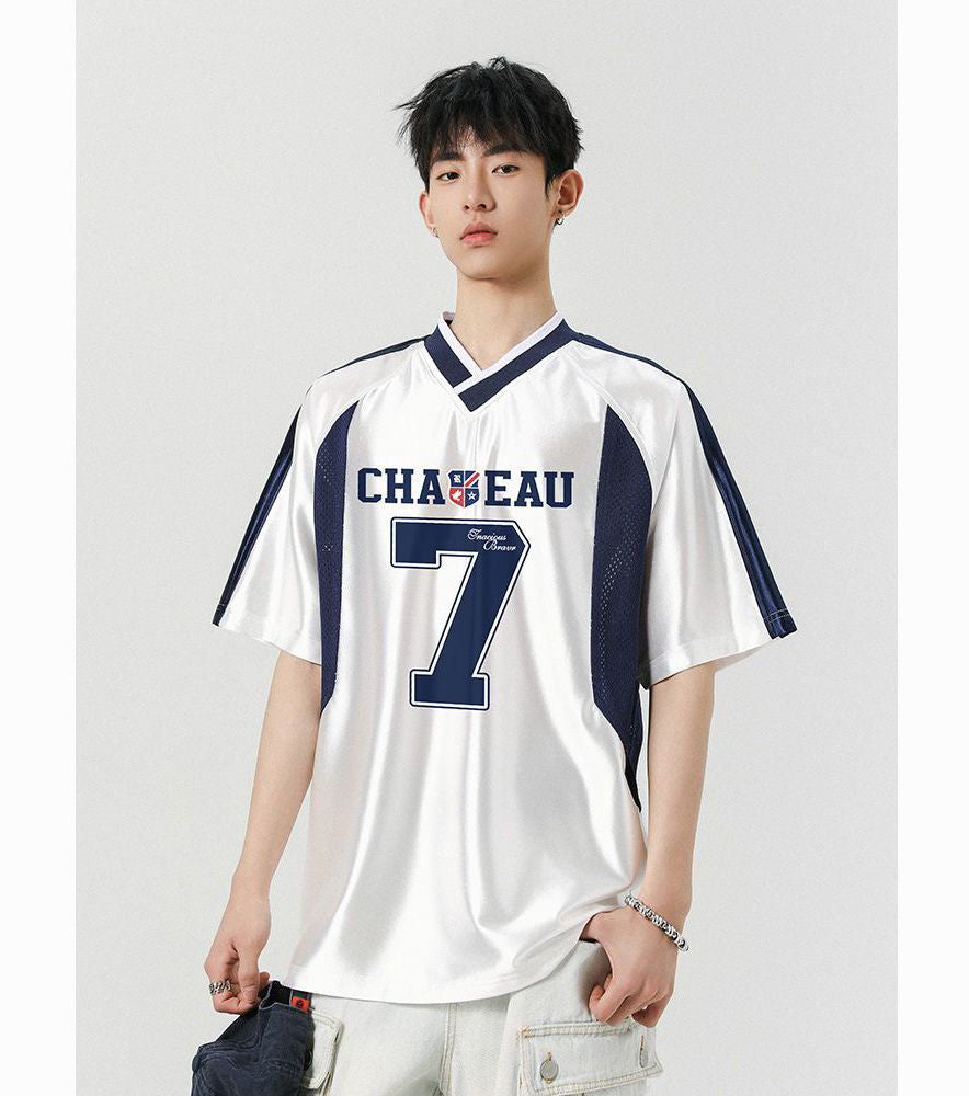 マーセライズドバスケットボールジャージ Tシャツ メンズ レディース